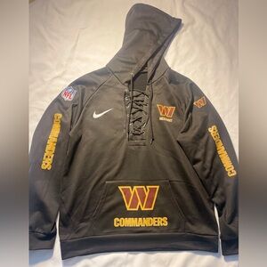 Nike Commanders Black Hoodie with Yellow Accents